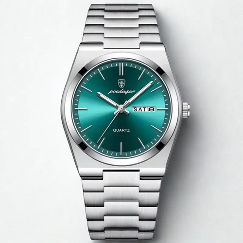 RELOJ EJECUTIVO CIRCULAR VERDE