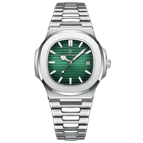 RELOJ EJECUTIVO CUADRADO VERDE
