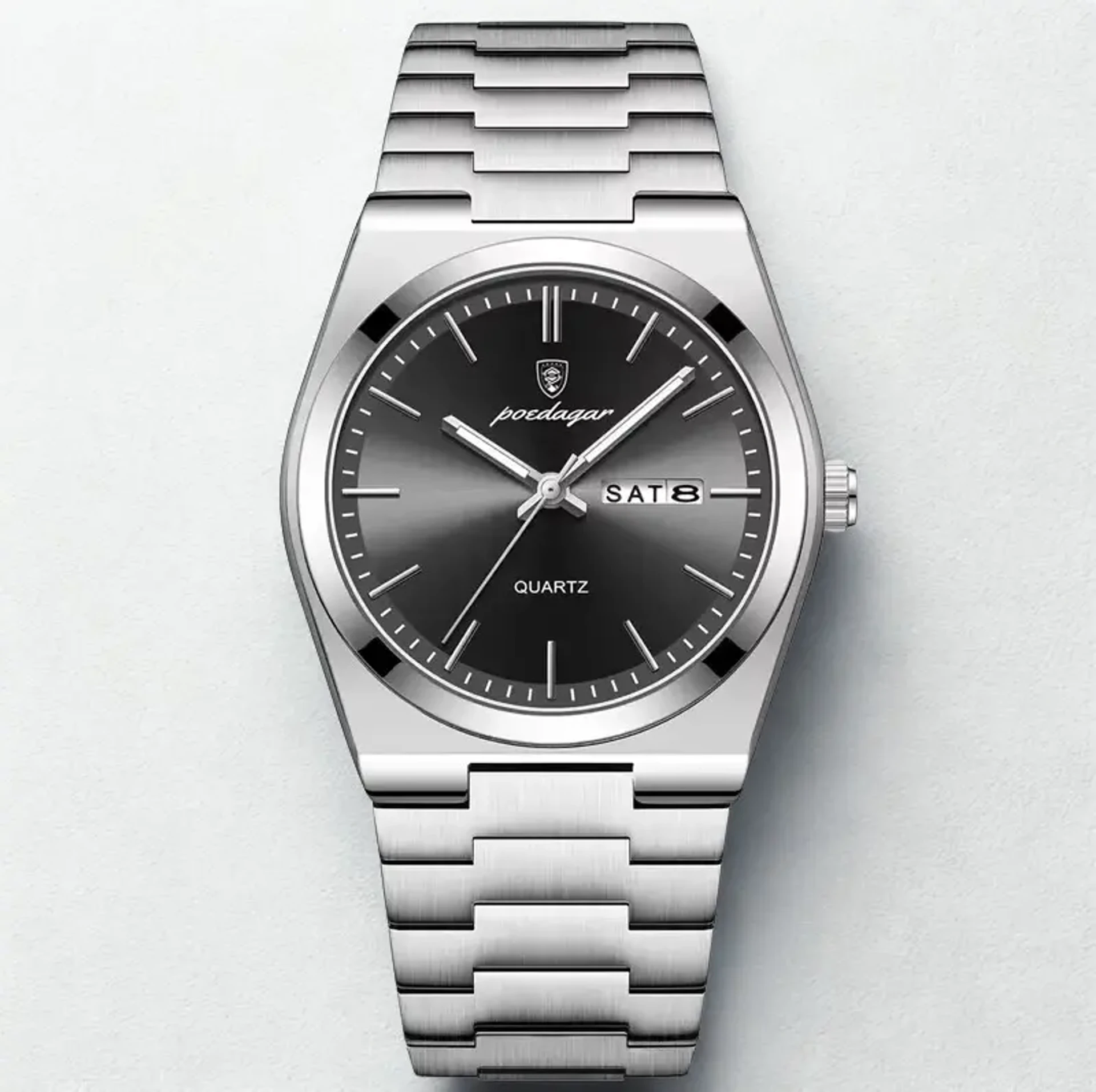 RELOJ EJECUTIVO CIRCULAR NEGRO