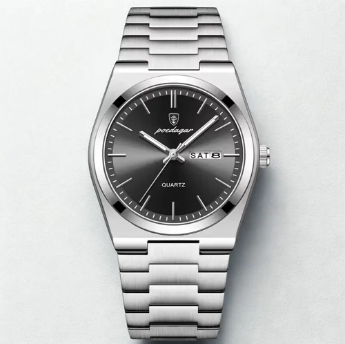 RELOJ EJECUTIVO CIRCULAR NEGRO